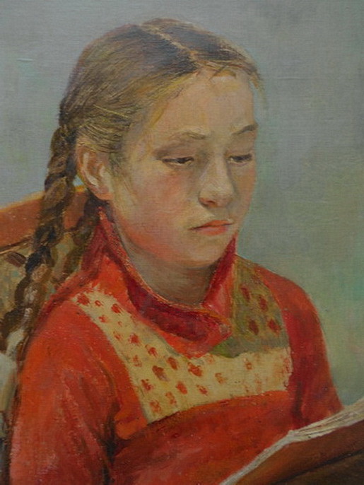 Портрет девочки с книгой