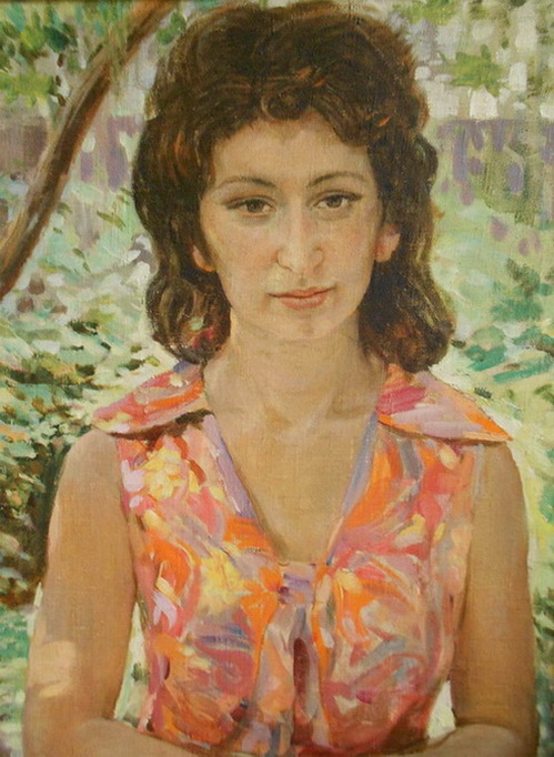 В саду. Людмила
