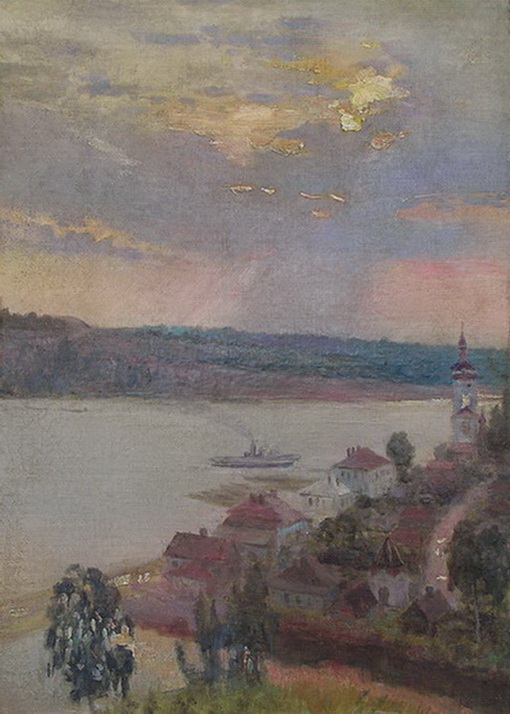 Плёс на закате