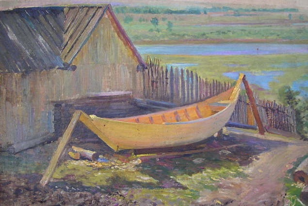 Васильсурск. Новая лодка